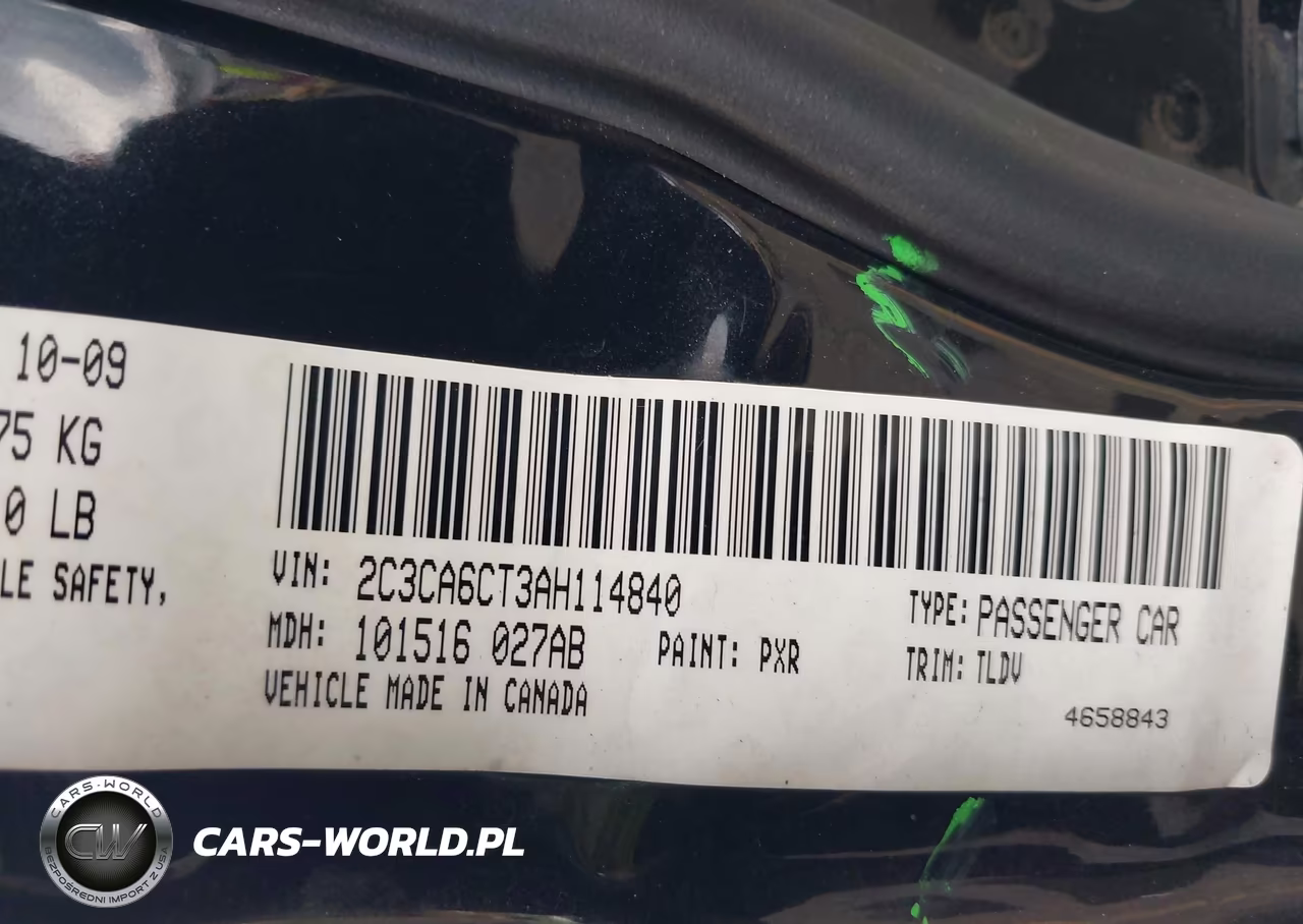 2010 Chrysler 300C Hemi VIN:2C3CA6CT3AH114840 - 9