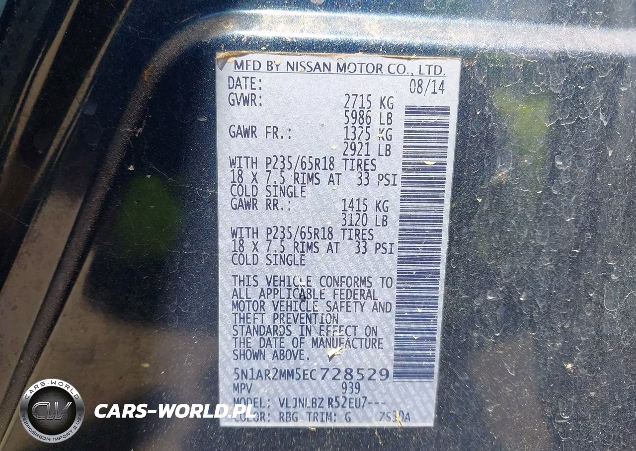 2014 Nissan Pathfinder S VIN:5N1AR2MM5EC728529 - 9