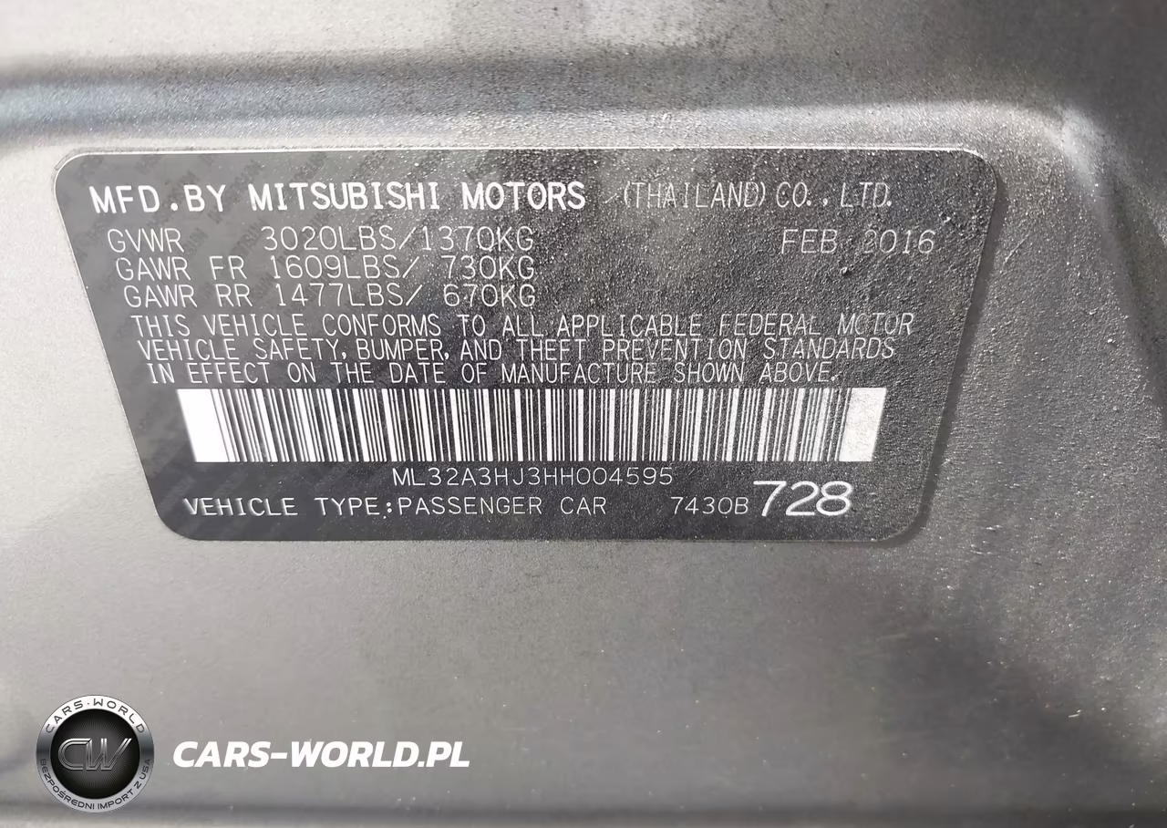 2017 Mitsubishi Mirage Es VIN:ML32A3HJ3HH004595 - 9