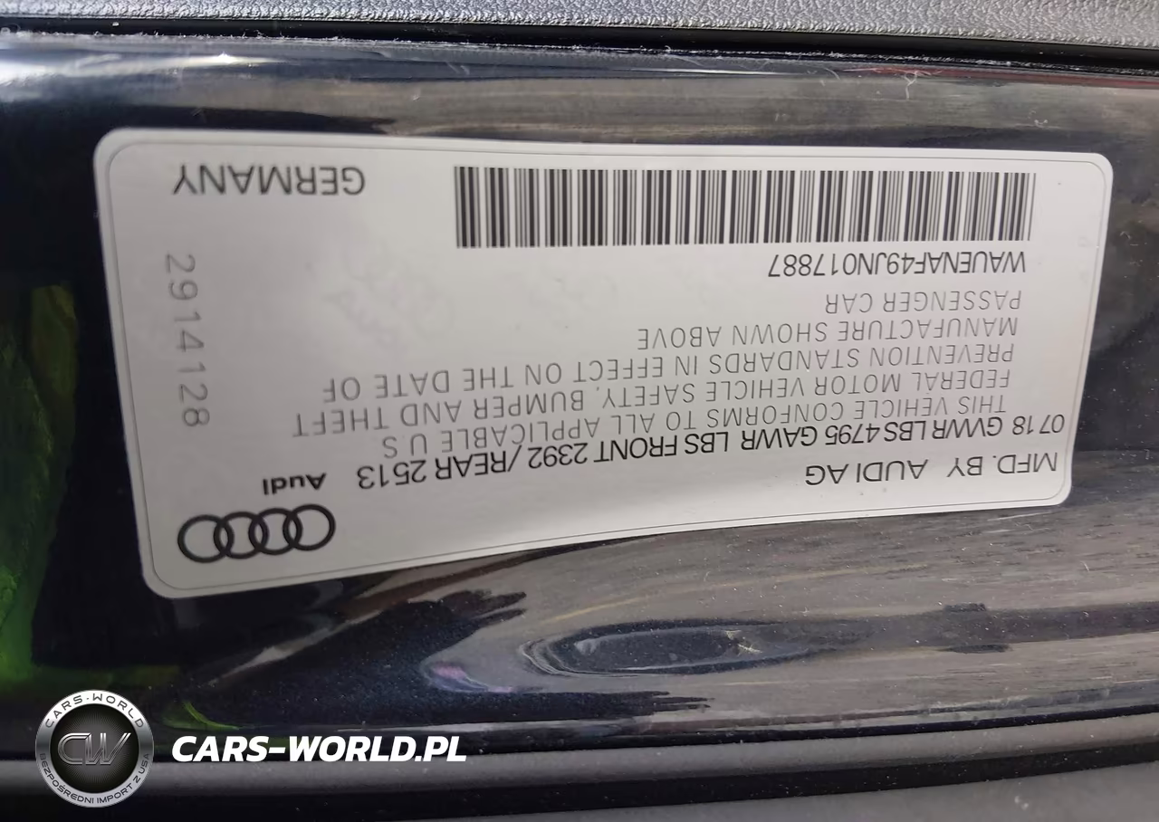 2018 Audi A4 2.0T Premium-2.0T Tech Premium VIN:WAUENAF49JN017887 - 9