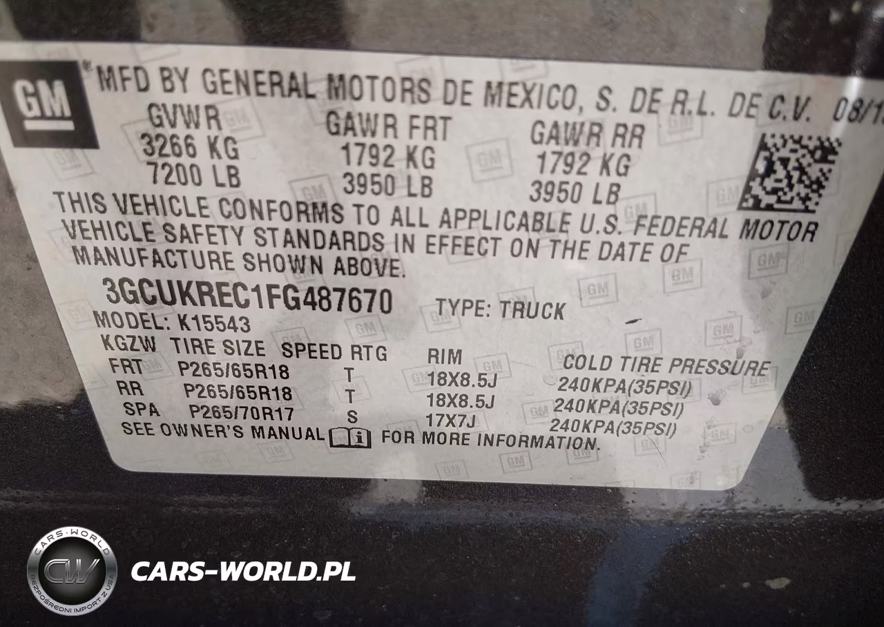 2015 Chevrolet Silverado 1500 Lt VIN:3GCUKREC1FG487670 - 9