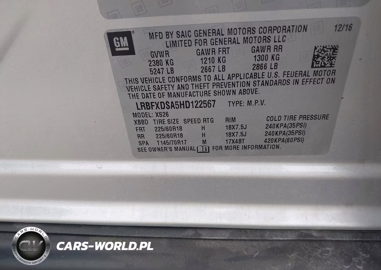 2017 Buick Envision Essence VIN:LRBFXDSA5HD122567 - 9