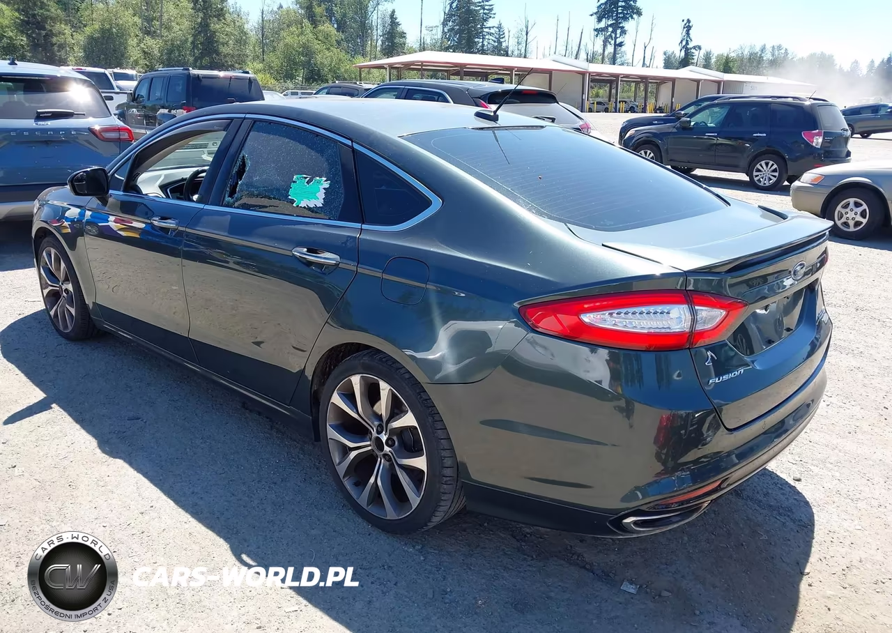 2015 Ford Fusion Titanium VIN:3FA6P0K91FR160856 - 3