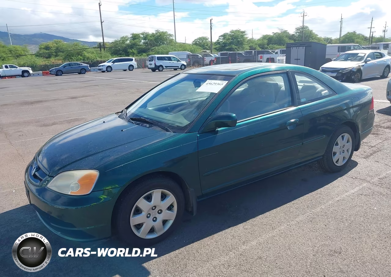 2001 Honda Civic Ex VIN:1HGEM21931L081242 - 2