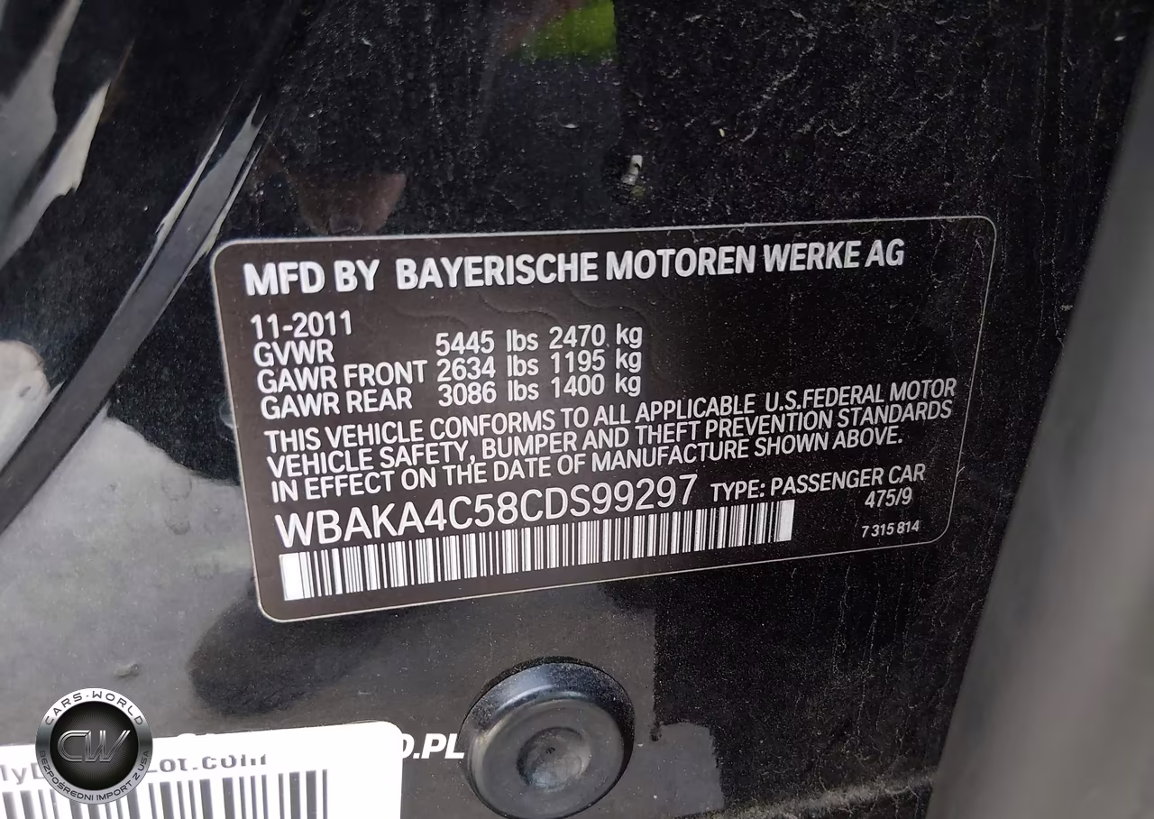2012 BMW 740I VIN:WBAKA4C58CDS99297 - 9