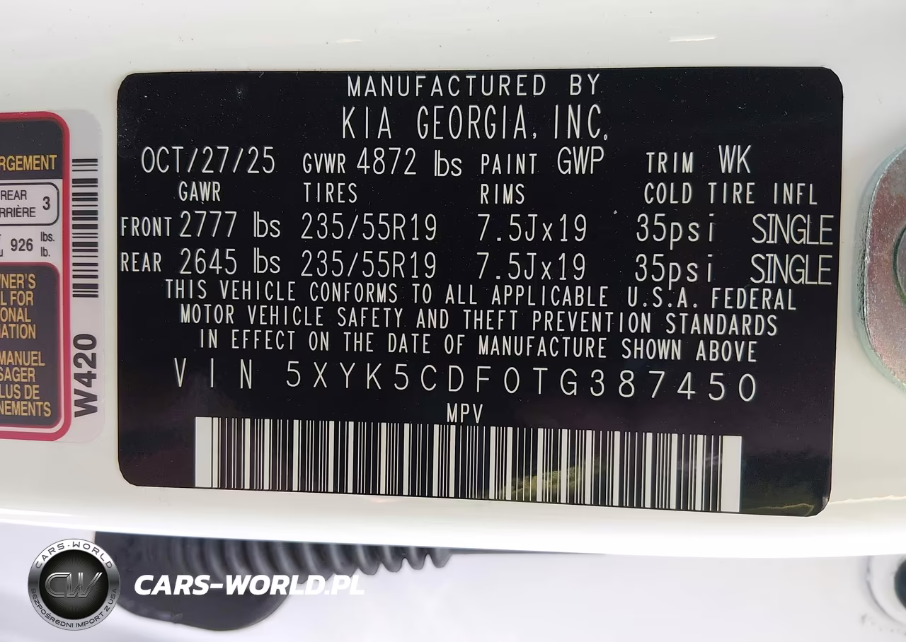 2026 Kia Sportage Sx-Prestige VIN:5XYK5CDF0TG387450 - 9