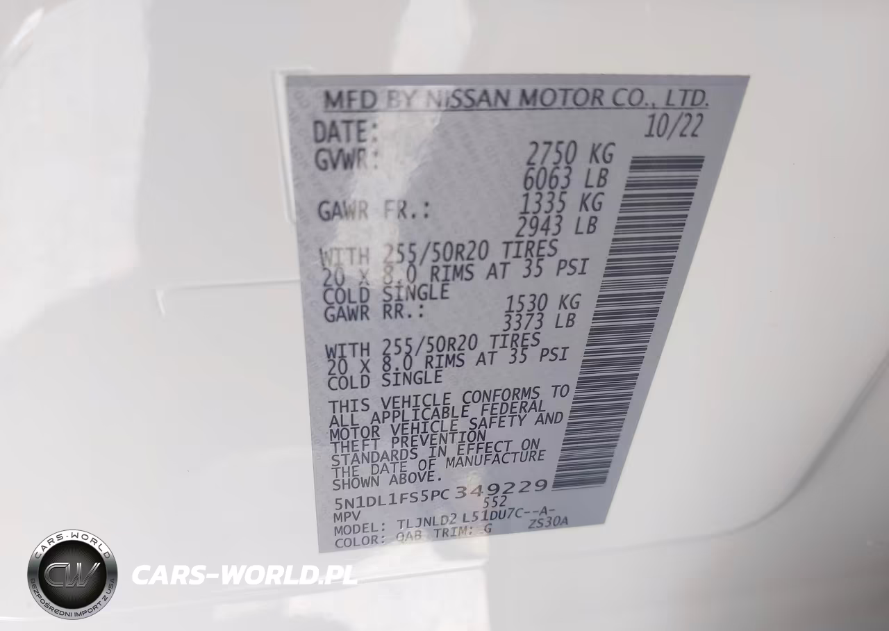 2023 Infiniti Qx60 Luxe Awd VIN:5N1DL1FS5PC349229 - 9