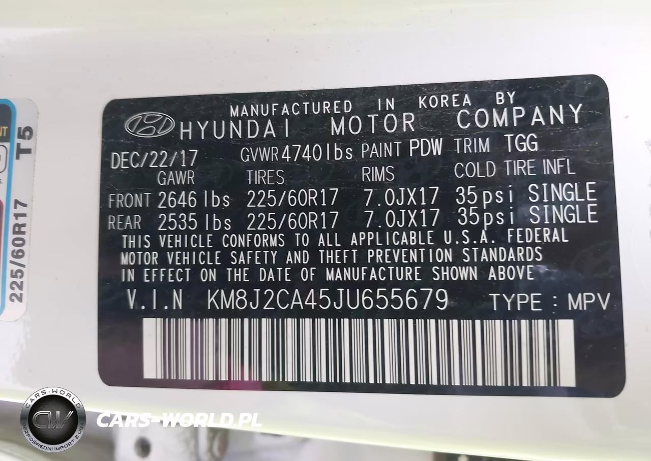 2018 Hyundai Tucson Se VIN:KM8J2CA45JU655679 - 9