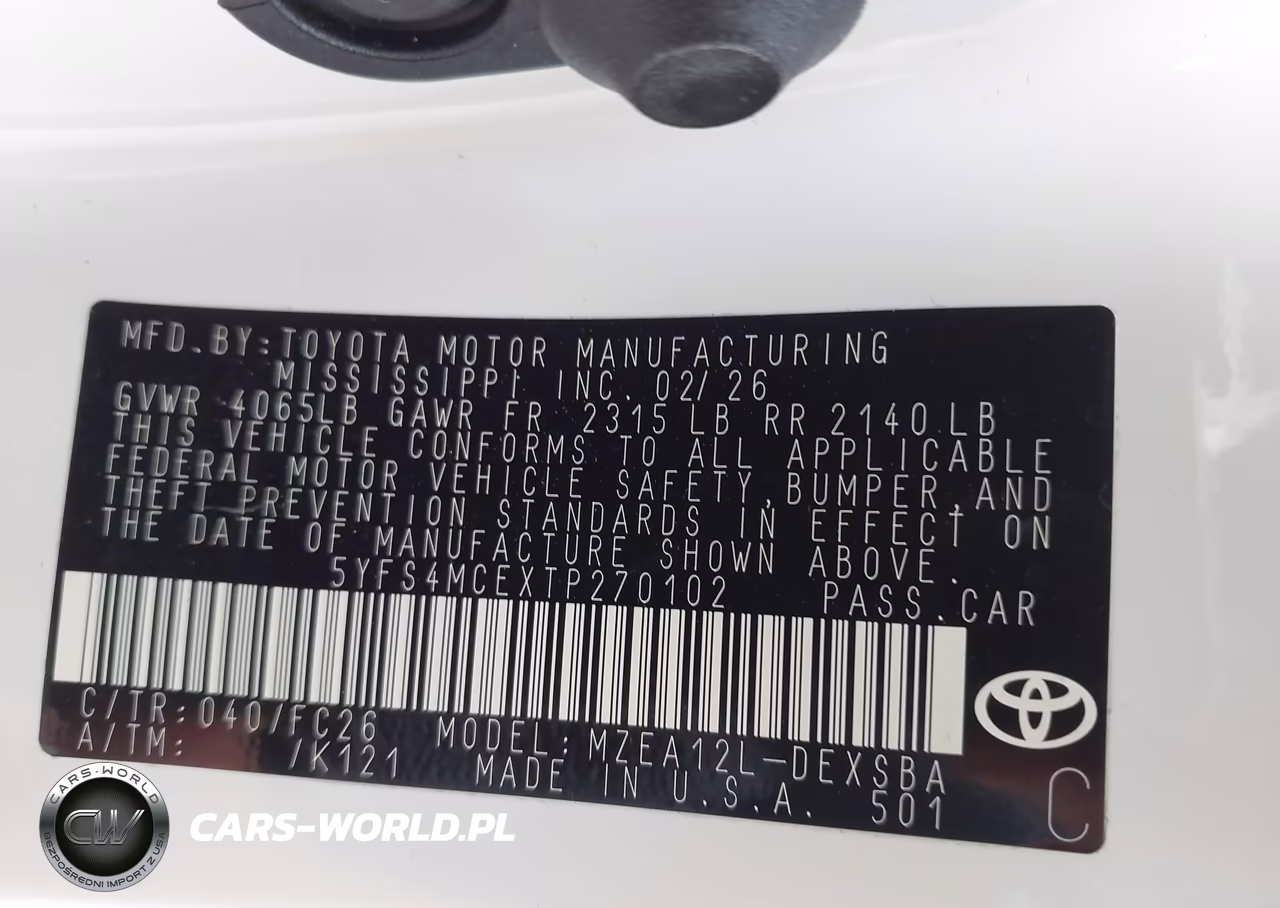 2026 Toyota Corolla Se VIN:5YFS4MCEXTP270102 - 9