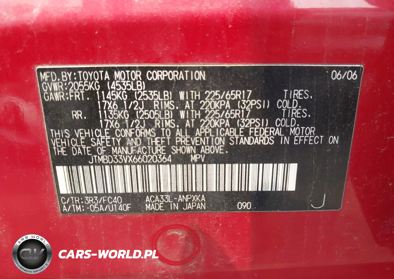 2006 Toyota Rav4 VIN:JTMBD33VX66020364 - 9