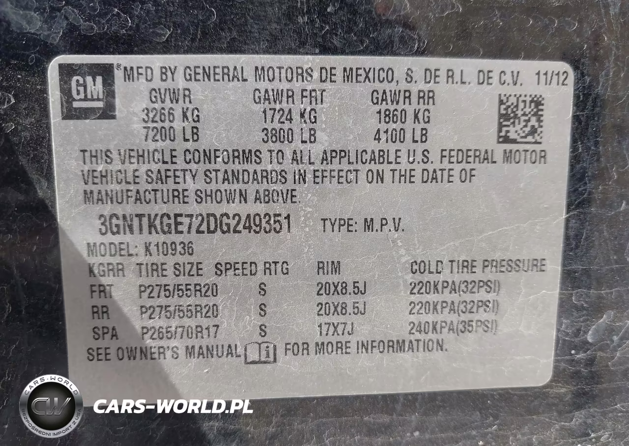 2013 Chevrolet Avalanche Ltz VIN:3GNTKGE72DG249351 - 9