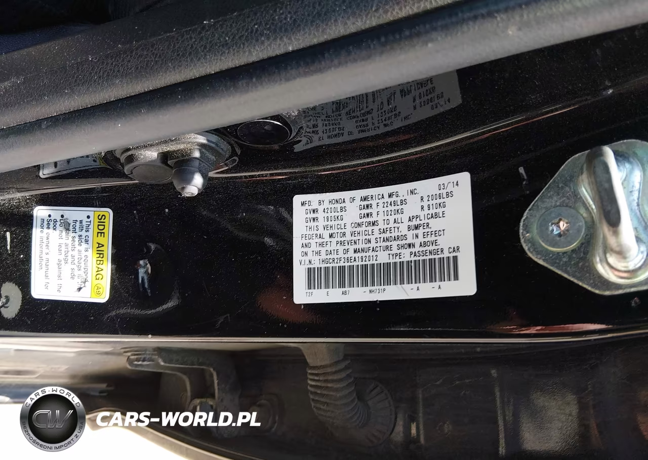 2014 Honda Accord Lx VIN:1HGCR2F36EA192012 - 9