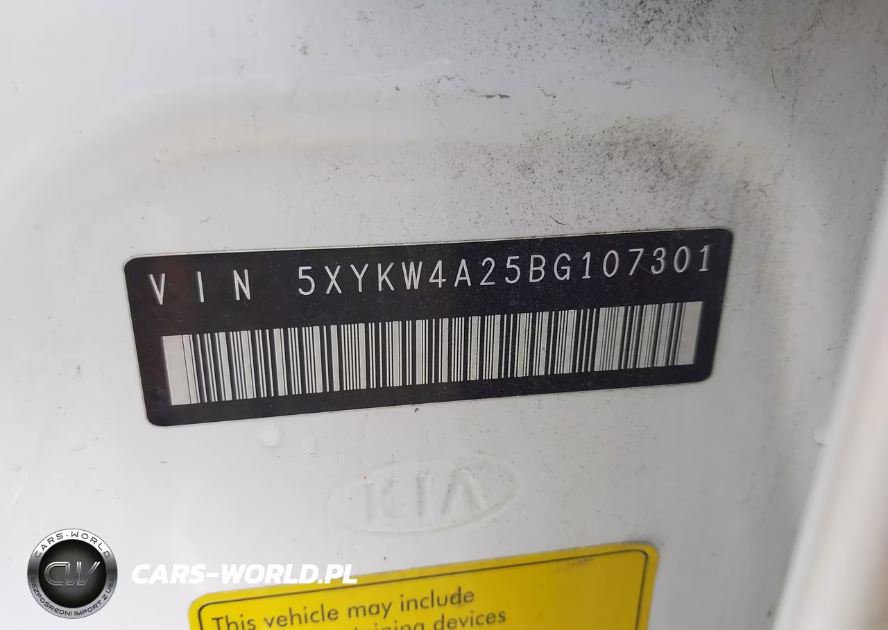 2011 Kia Sorento Sx V6 VIN:5XYKW4A25BG107301 - 9