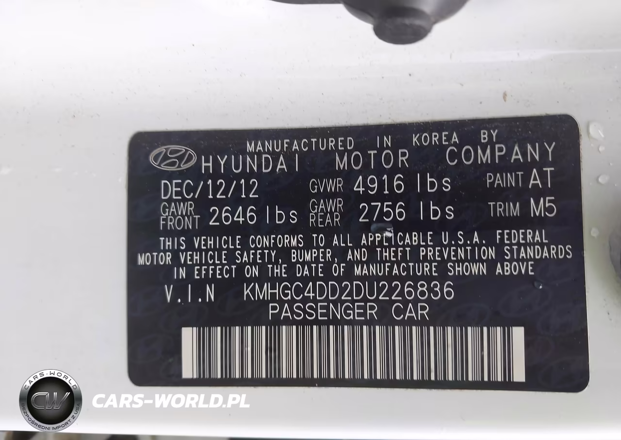 2013 Hyundai Genesis 3.8 VIN:KMHGC4DD2DU226836 - 9