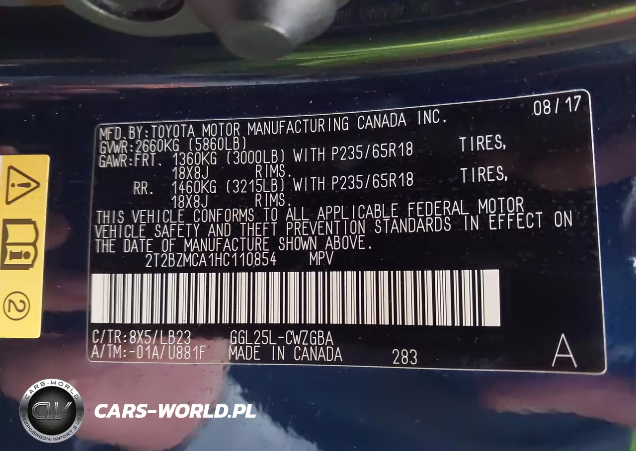2017 Lexus Rx 350-Base-F Sport VIN:2T2BZMCA1HC110854 - 9