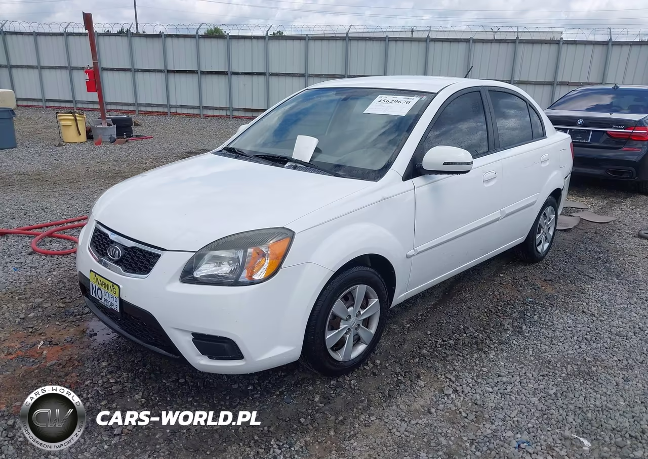 2010 Kia Rio Lx VIN:KNADH4A36A6632233 - 2