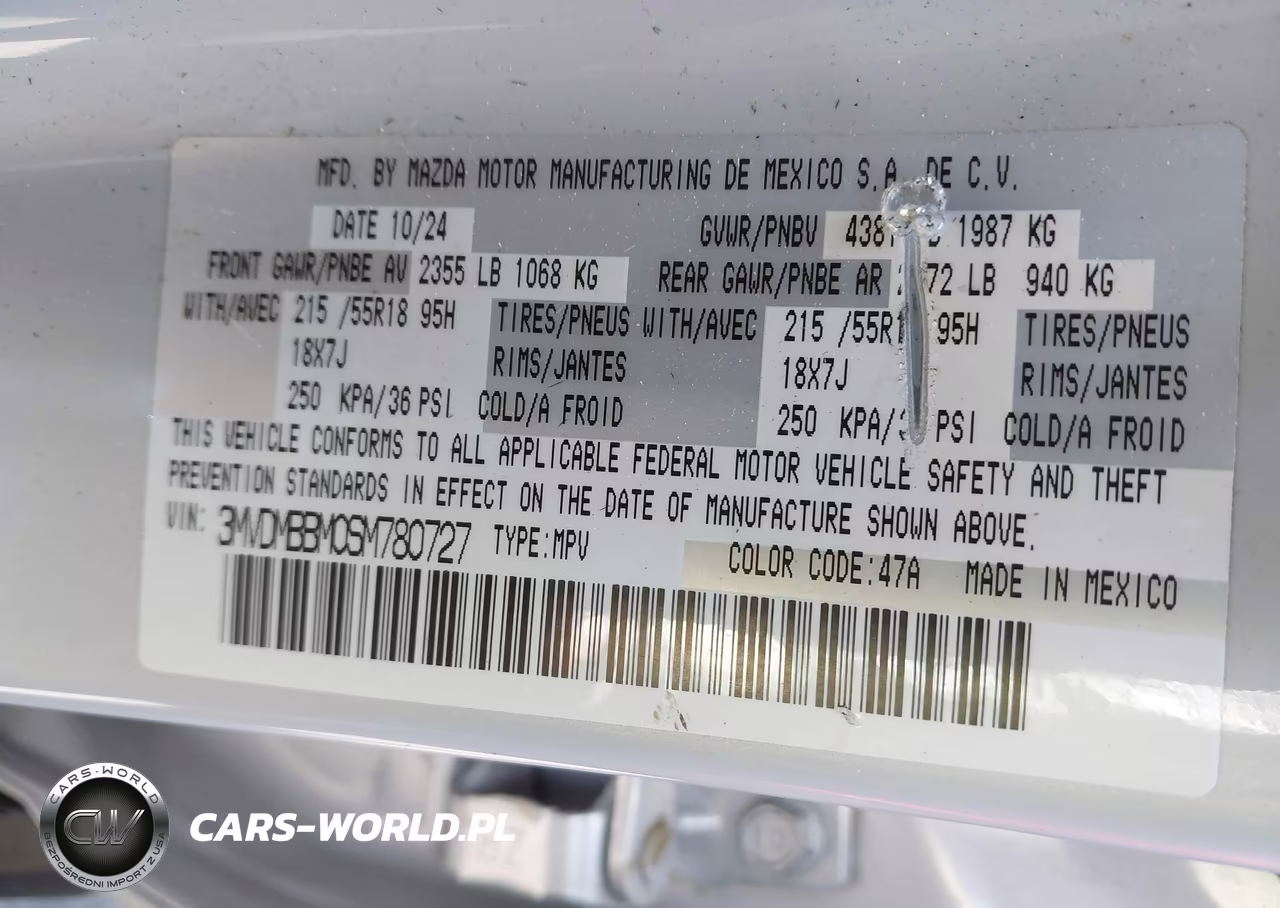 2025 Mazda Cx-30 2.5 S Select Sport VIN:3MVDMBBM0SM780727 - 9