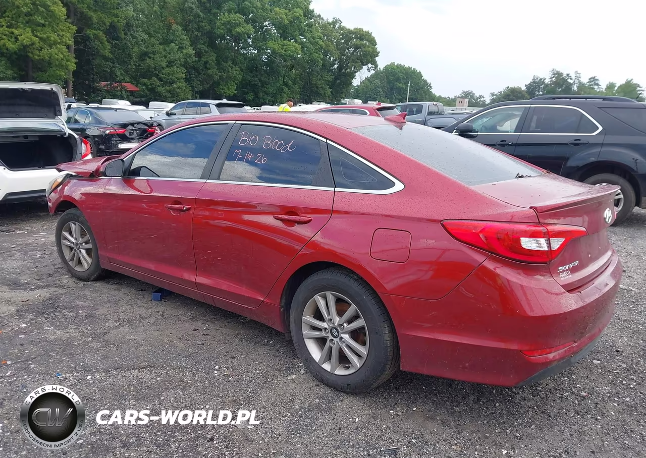 2016 Hyundai Sonata Se VIN:5NPE24AF7GH357280 - 3