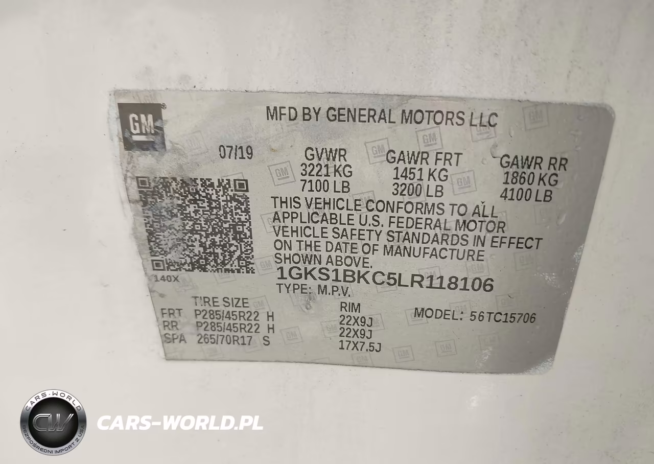 2020 GMC Yukon Slt VIN:1GKS1BKC5LR118106 - 9