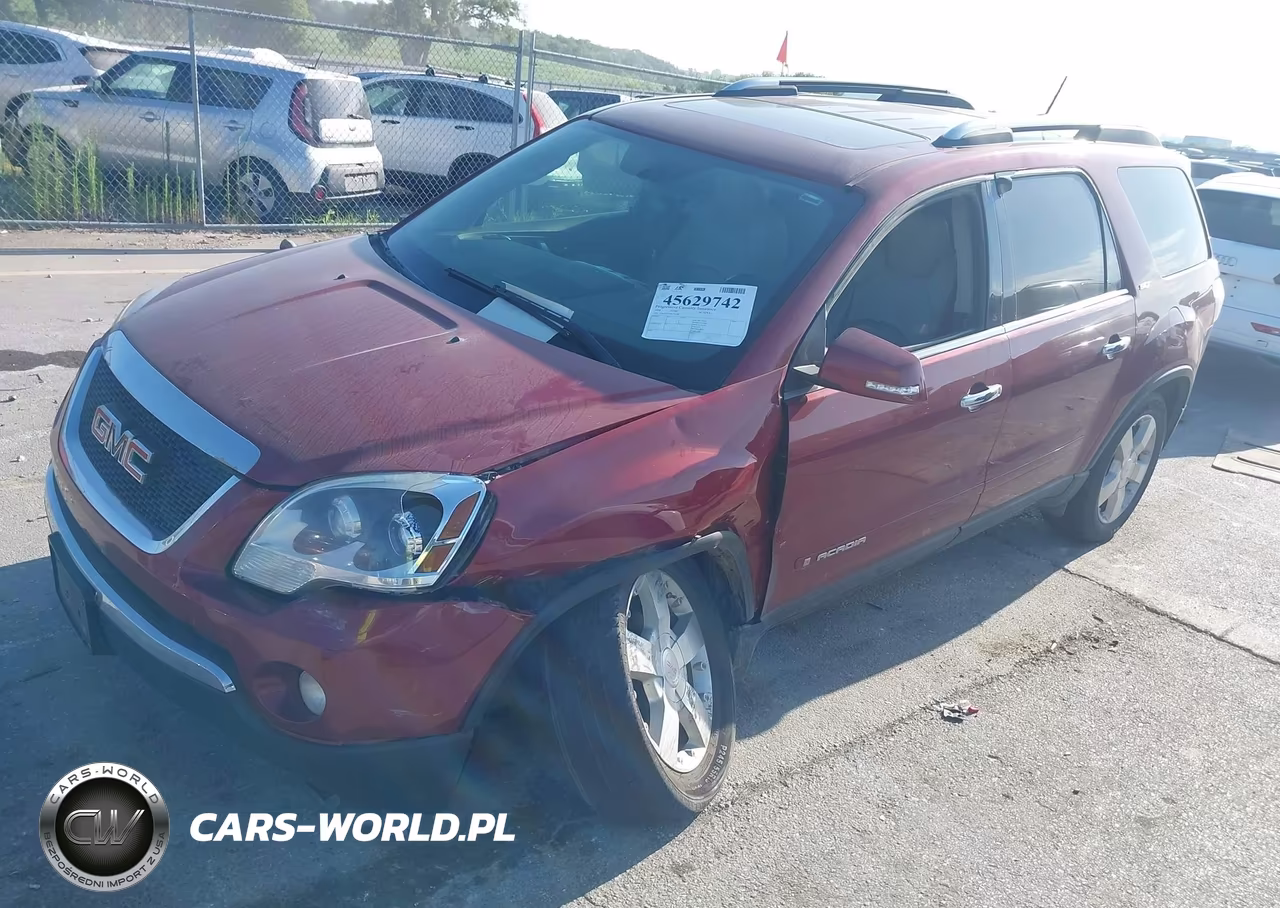 2008 GMC Acadia Slt-1 VIN:1GKEV23728J261488 - 2
