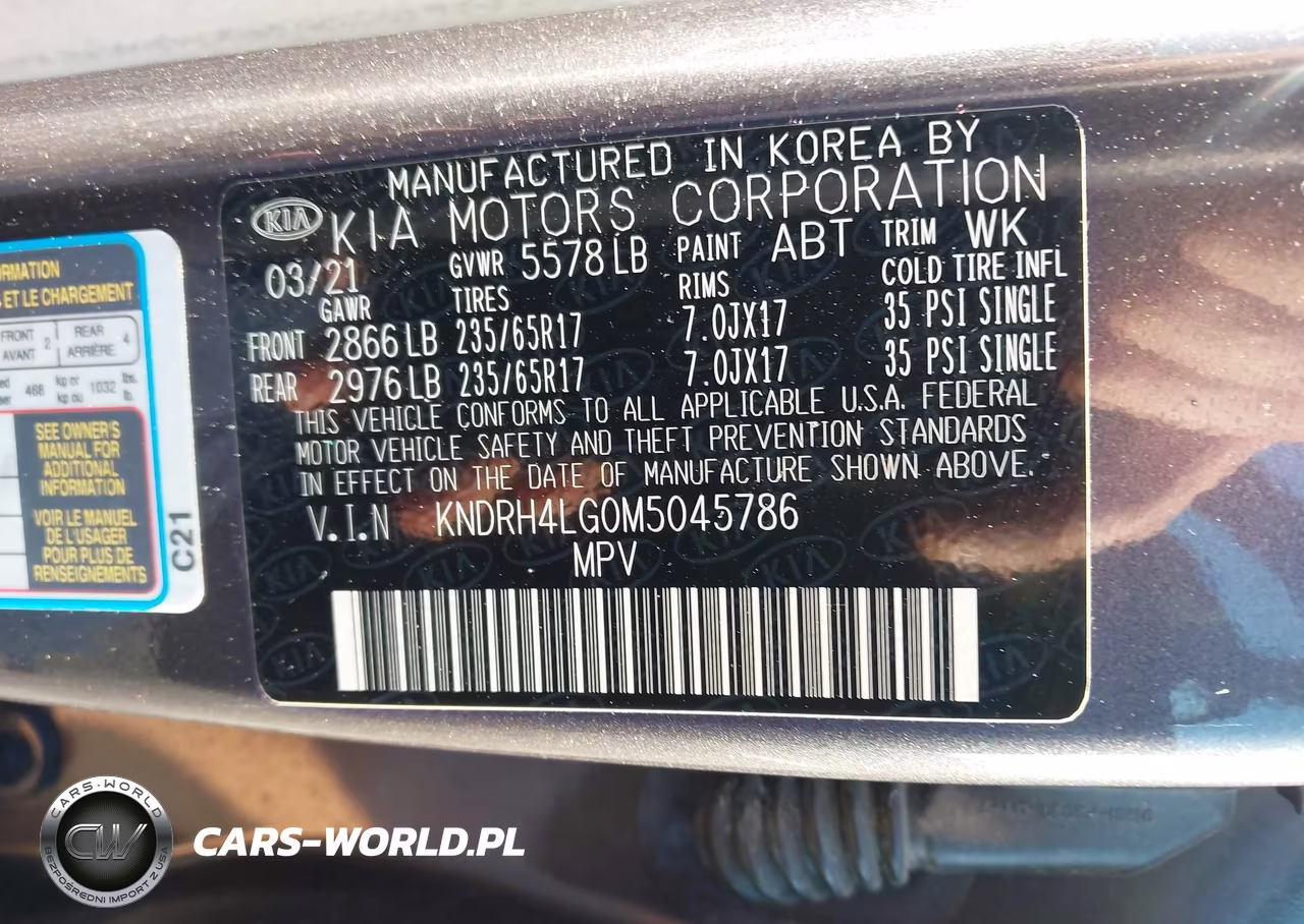 2021 Kia Sorento Hybrid Ex VIN:KNDRH4LG0M5045786 - 9