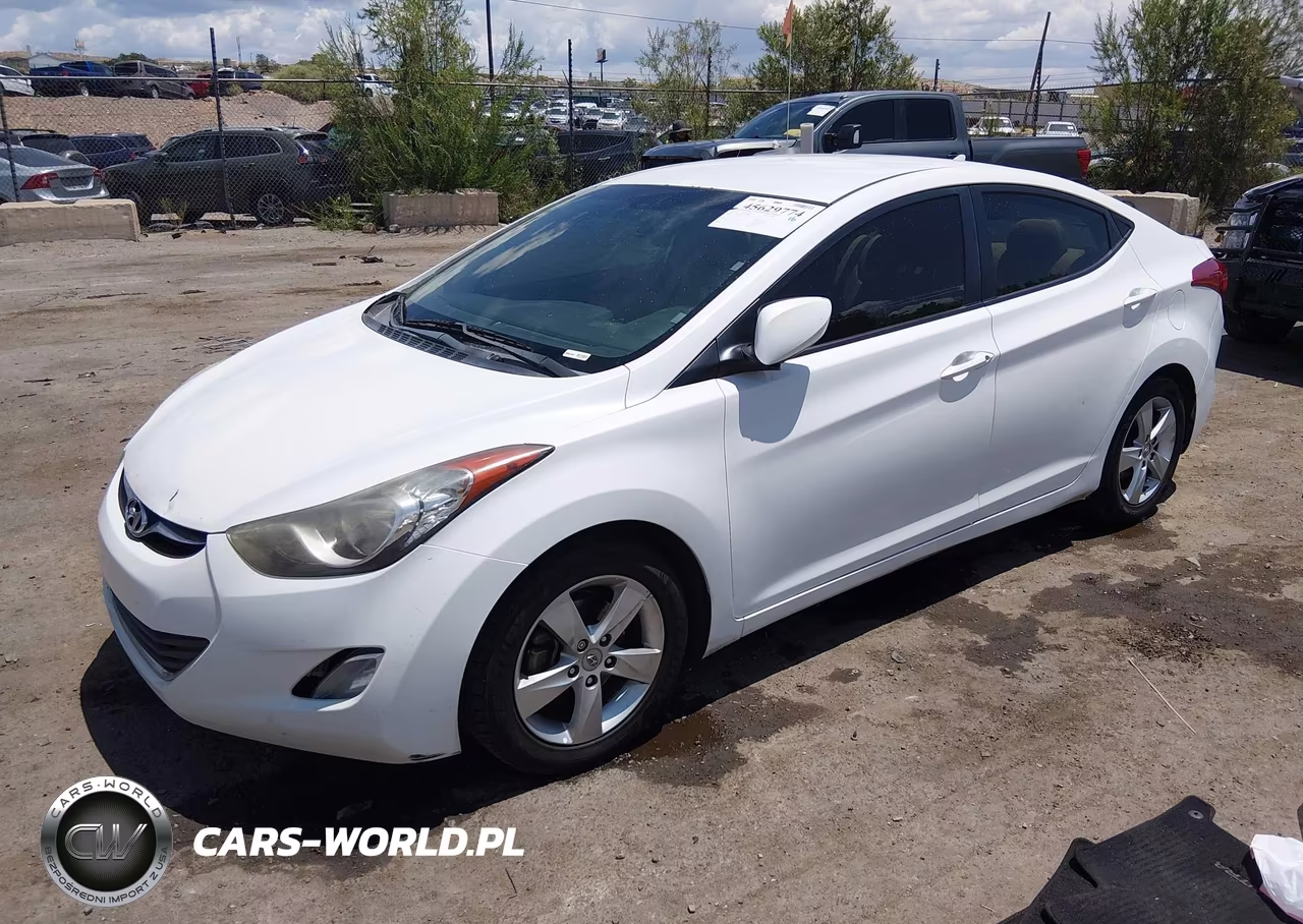 2013 Hyundai Elantra Gls VIN:5NPDH4AE4DH440808 - 2