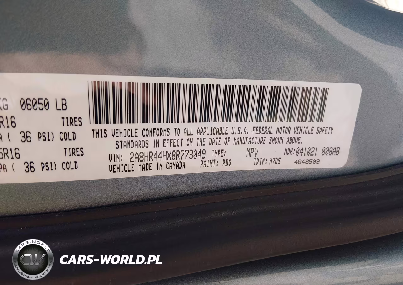 2008 Chrysler Town & Country Lx VIN:2A8HR44HX8R773049 - 9
