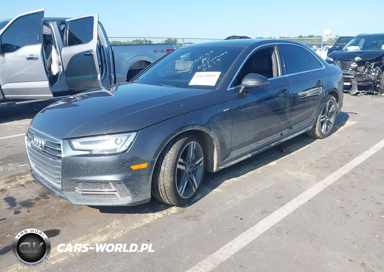 2017 Audi A4 Premium Plus VIN:WAUENAF47HN020619 - 2