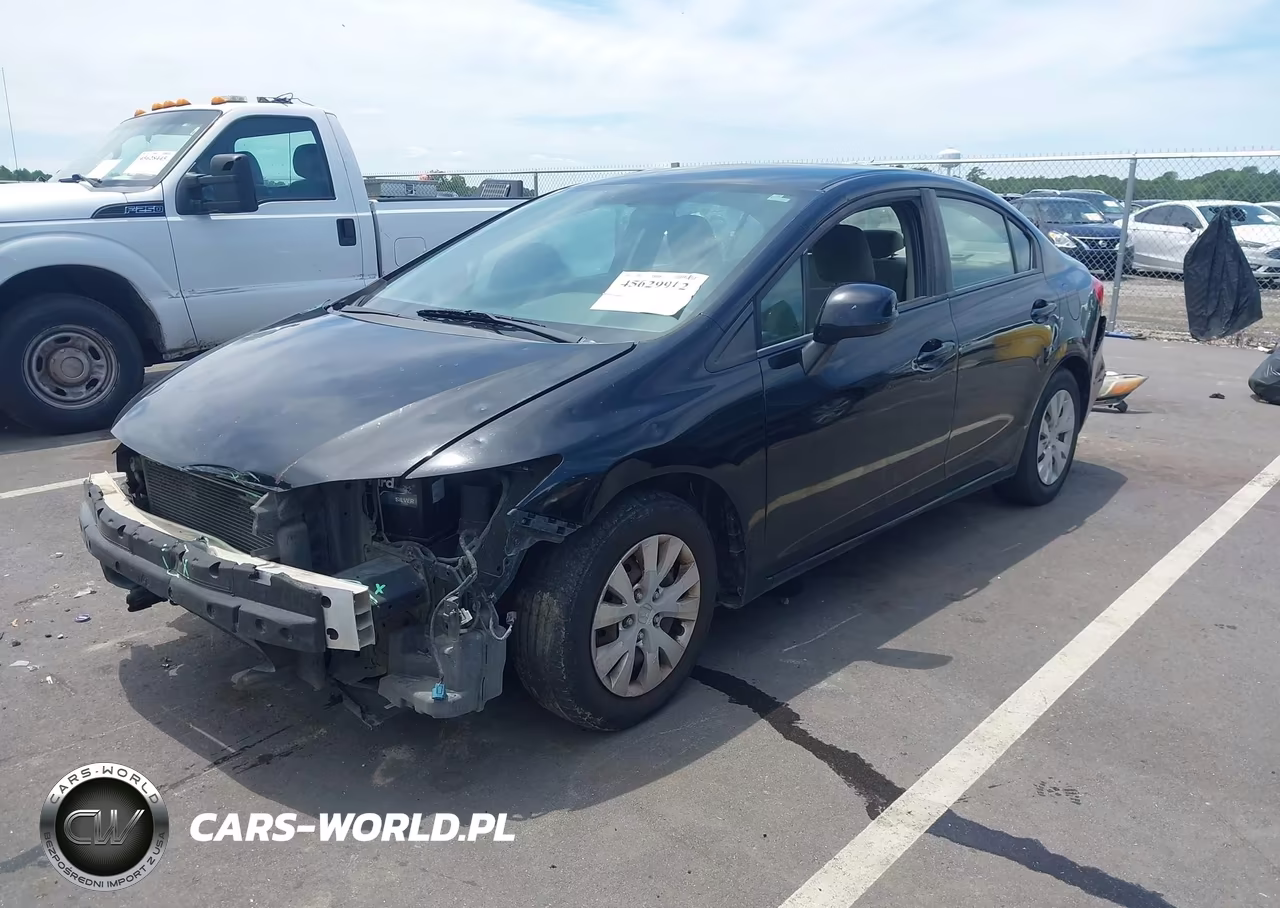 2012 Honda Civic Lx VIN:2HGFB2F52CH331246 - 2