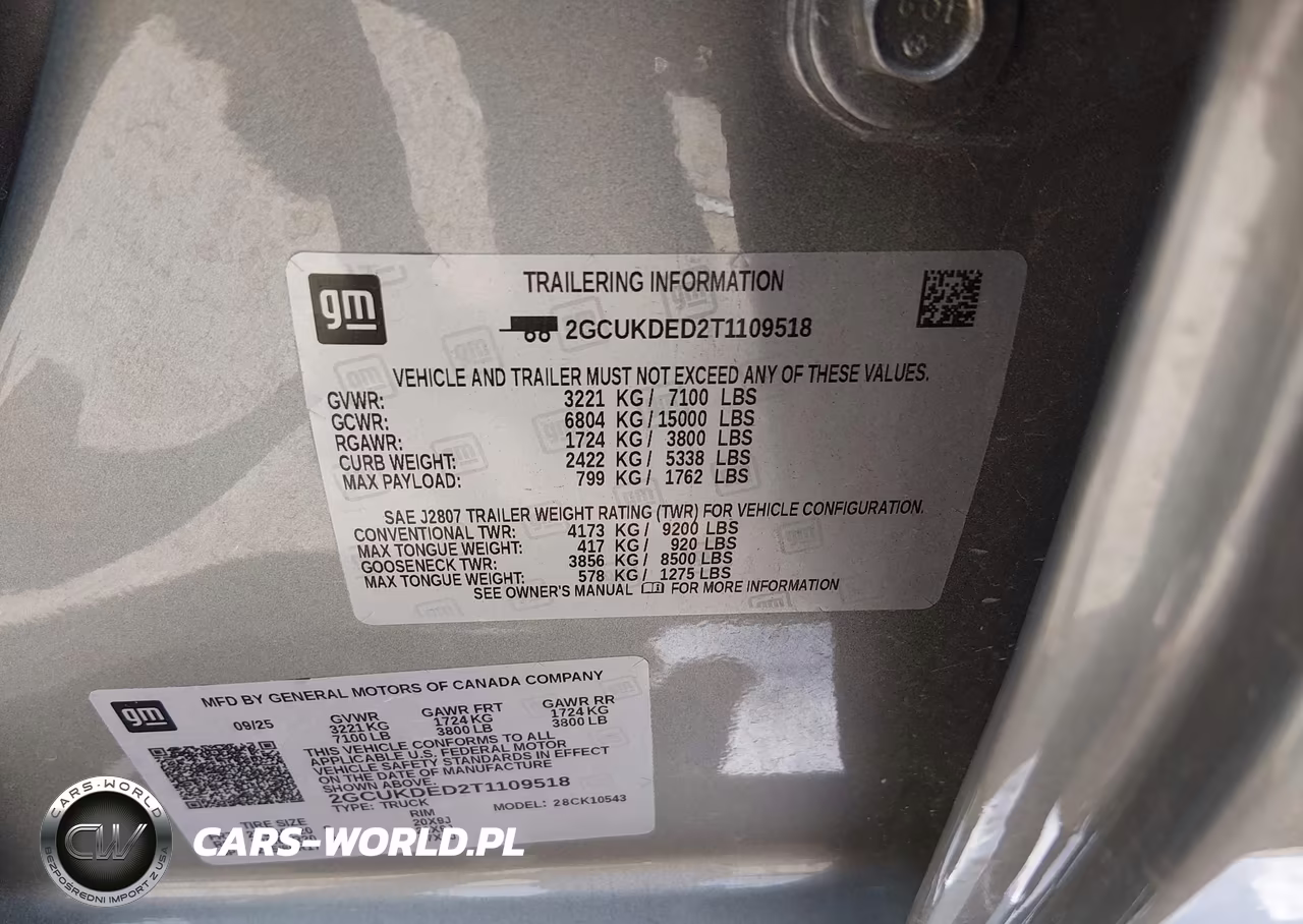 2026 Chevrolet Silverado 1500 4Wd Standard Bed Lt VIN:2GCUKDED2T1109518 - 9