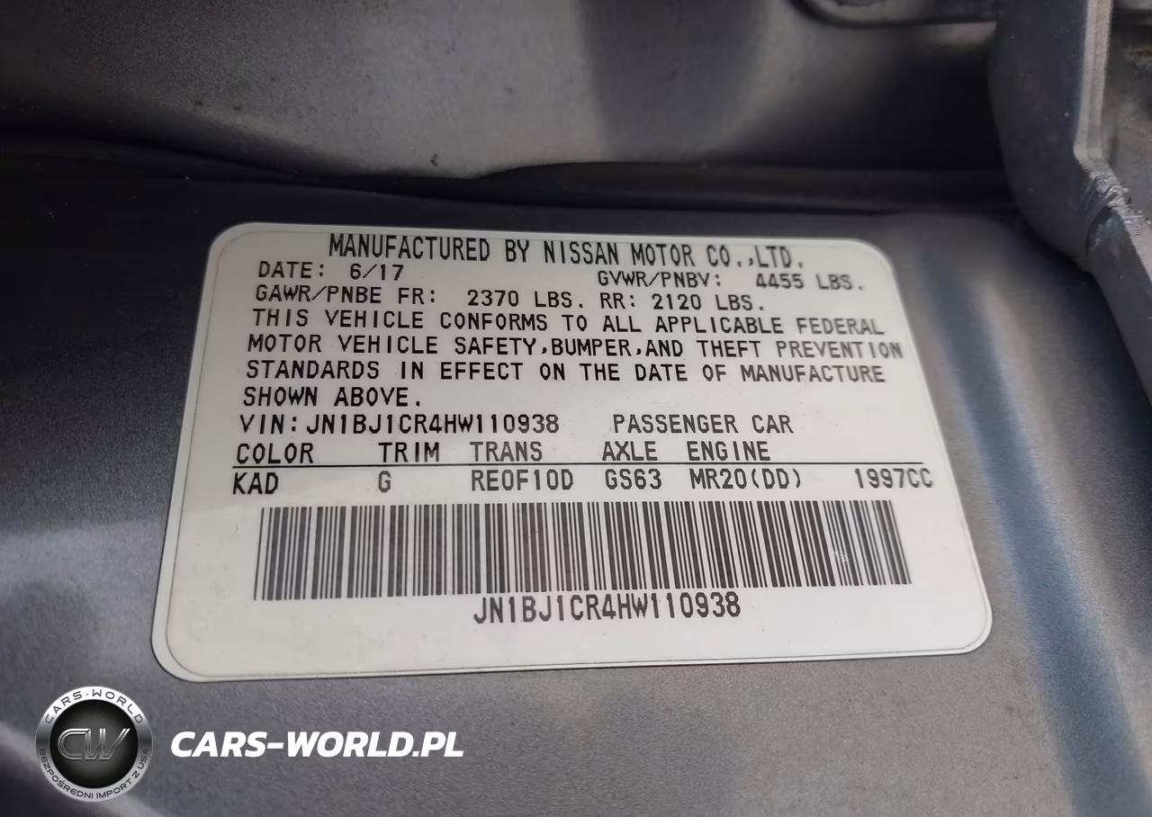 2017 Nissan Rogue Sport Sv VIN:JN1BJ1CR4HW110938 - 9