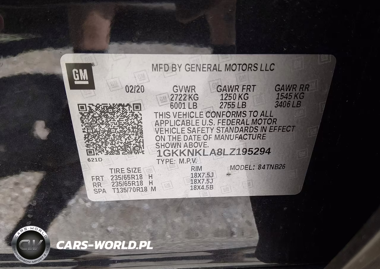 2020 GMC Acadia Fwd Sle VIN:1GKKNKLA8LZ195294 - 9