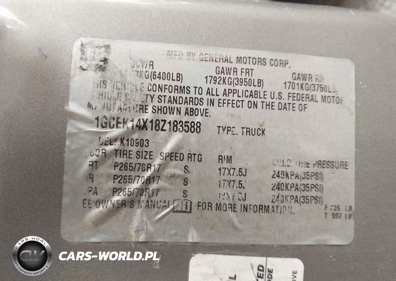 2008 Chevrolet Silverado 1500 Work Truck VIN:1GCEK14X18Z183588 - 9