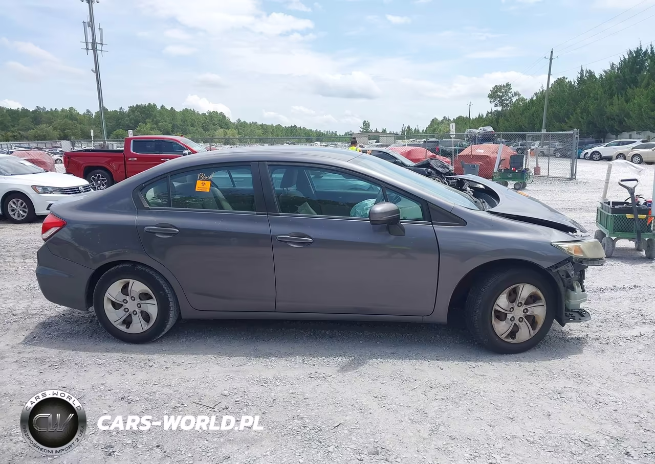2014 Honda Civic Lx VIN:19XFB2F51EE033669 - 13