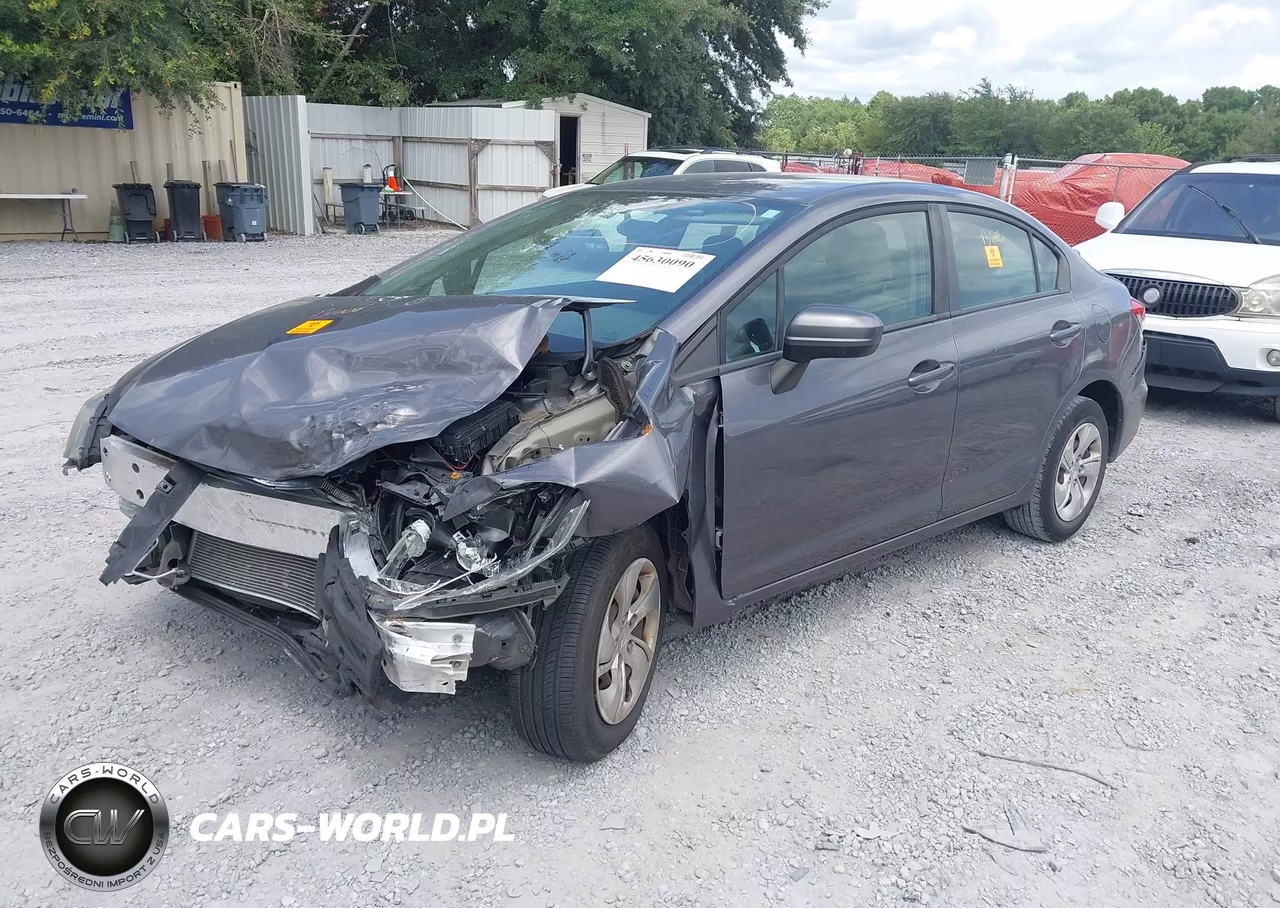 2014 Honda Civic Lx VIN:19XFB2F51EE033669 - 2