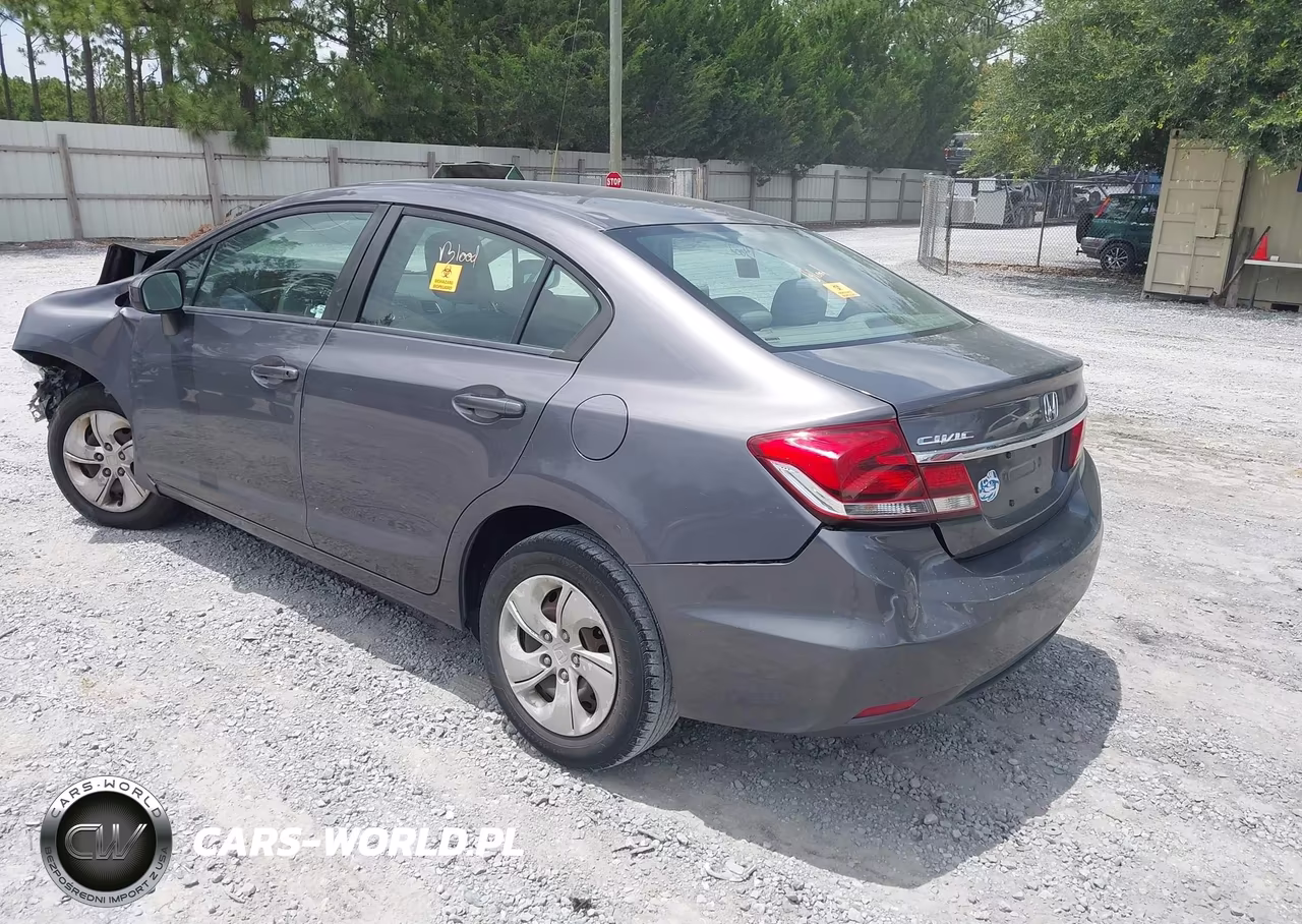 2014 Honda Civic Lx VIN:19XFB2F51EE033669 - 3