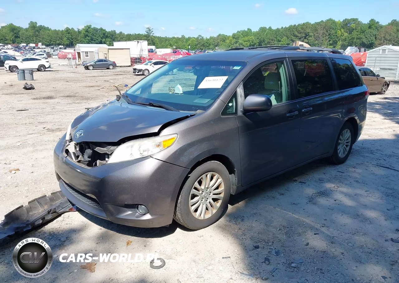 2012 Toyota Sienna Xle V6 8 Passenger VIN:5TDYK3DC8CS201634 - 2