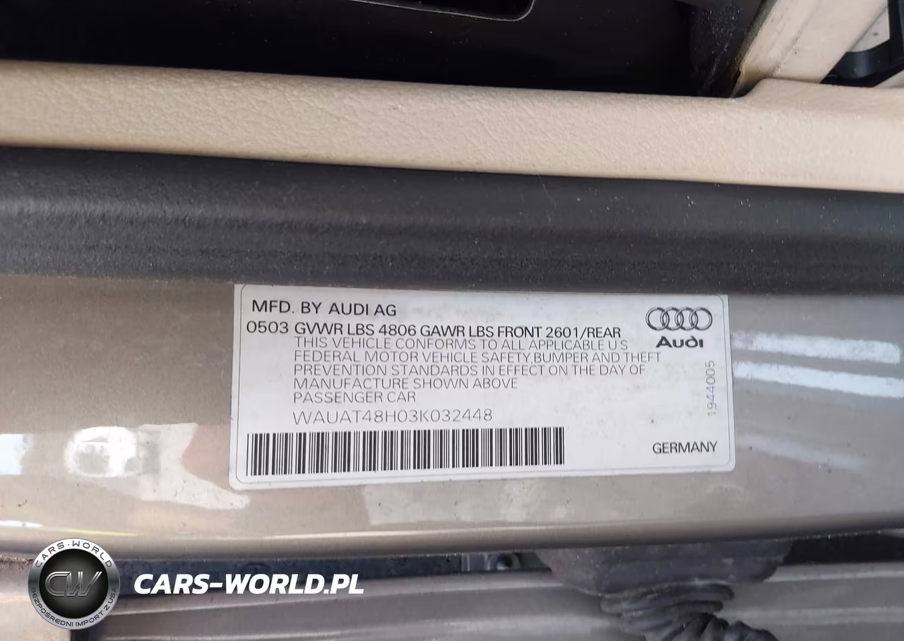 2003 Audi A4 3.0 VIN:WAUAT48H03K032448 - 9