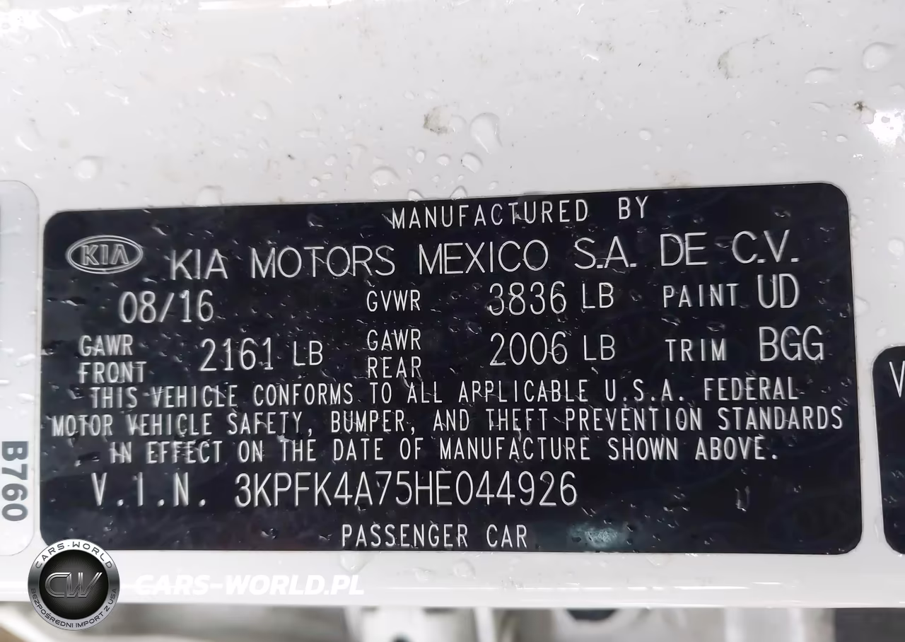 2017 Kia Forte Lx VIN:3KPFK4A75HE044926 - 9