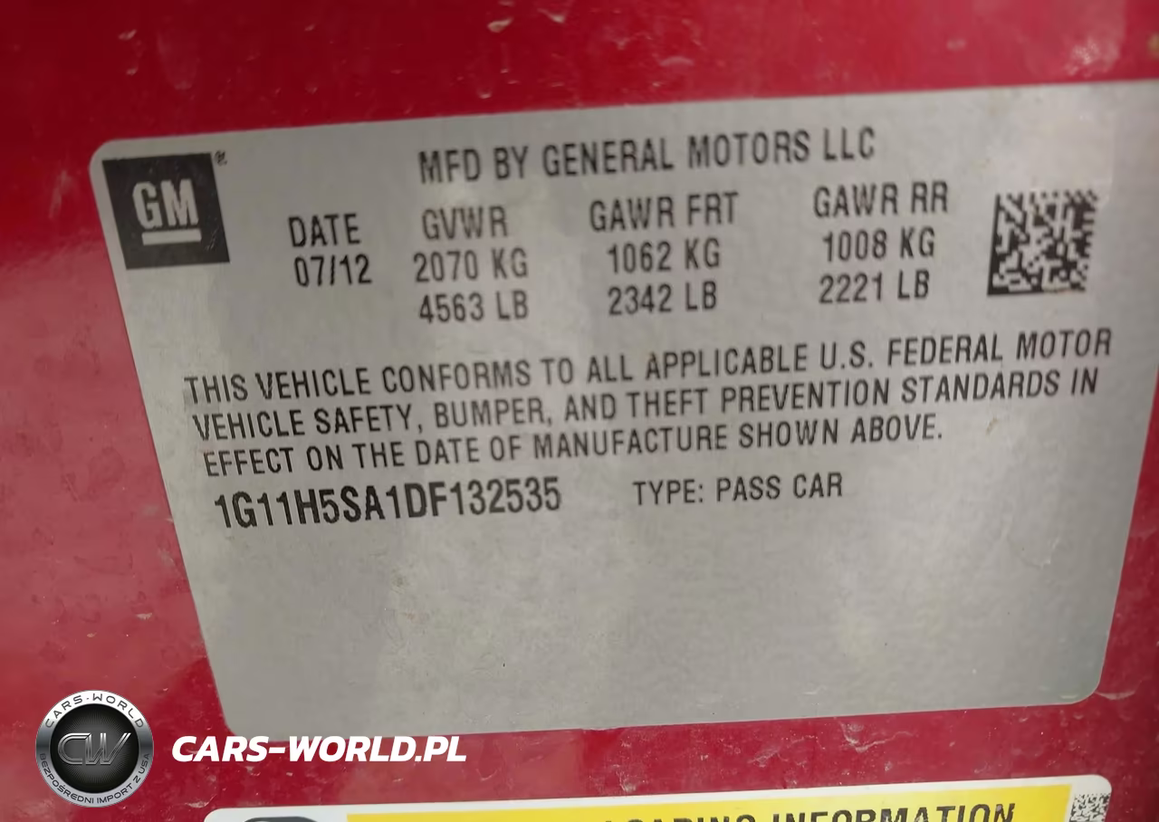 2013 Chevrolet Malibu 1Lz VIN:1G11H5SA1DF132535 - 9