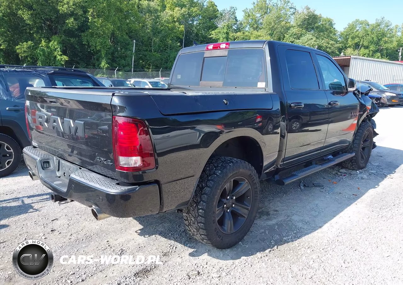2017 Ram 1500 Night 4X4 5'7 Box VIN:1C6RR7MT4HS664416 - 4