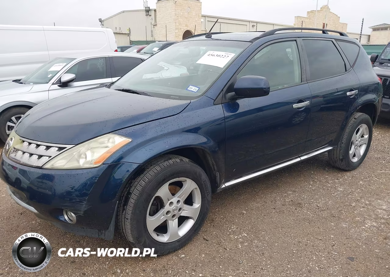 2007 Nissan Murano Sl VIN:JN8AZ08W27W634392 - 2