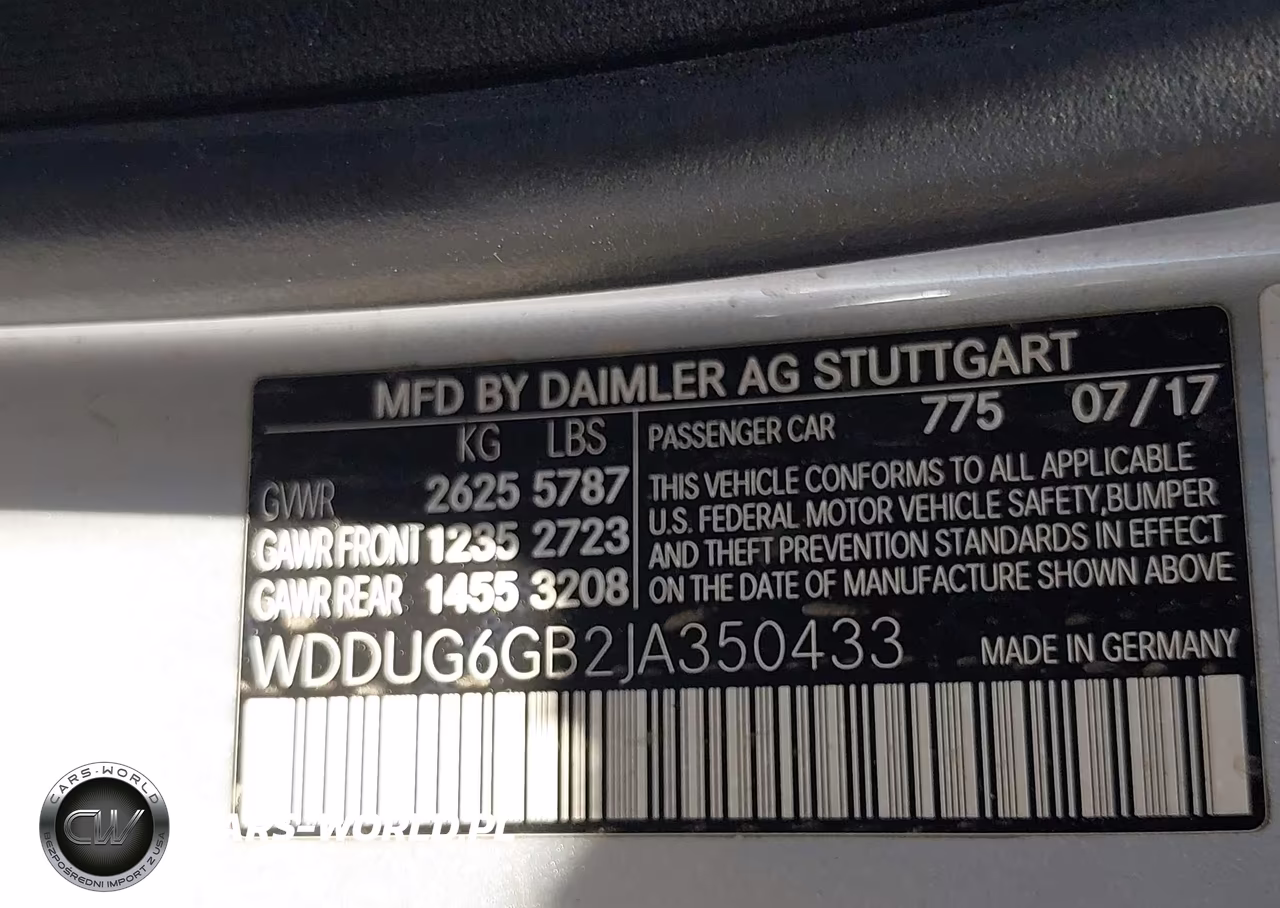 2018 Mercedes-Benz S 450 VIN:WDDUG6GB2JA350433 - 9