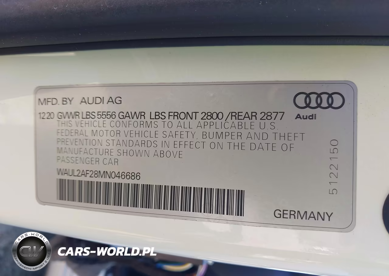 2021 Audi A6 Premium Plus 55 Tfsi Quattro S Tronic VIN:WAUL2AF28MN046686 - 9