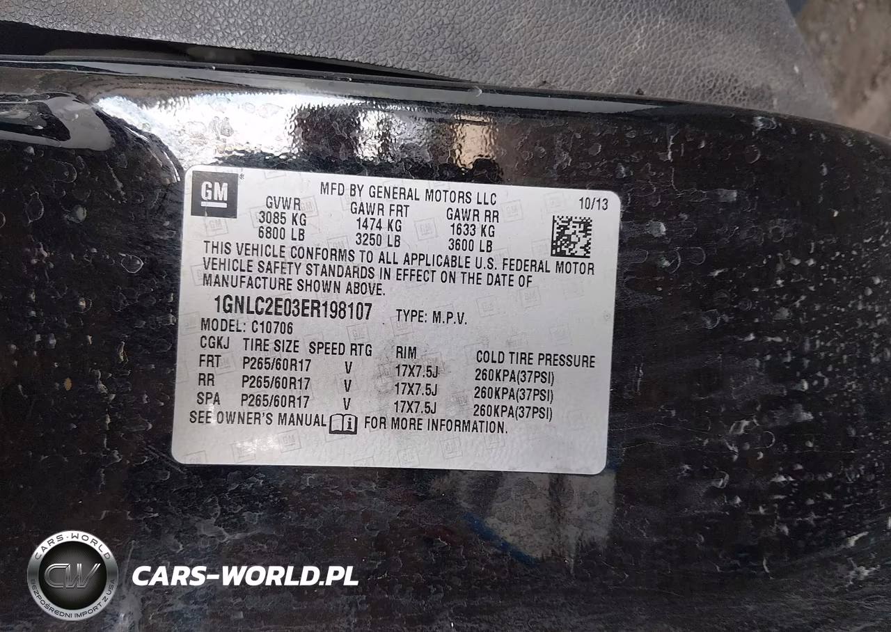 2014 Chevrolet Tahoe Commercial VIN:1GNLC2E03ER198107 - 8