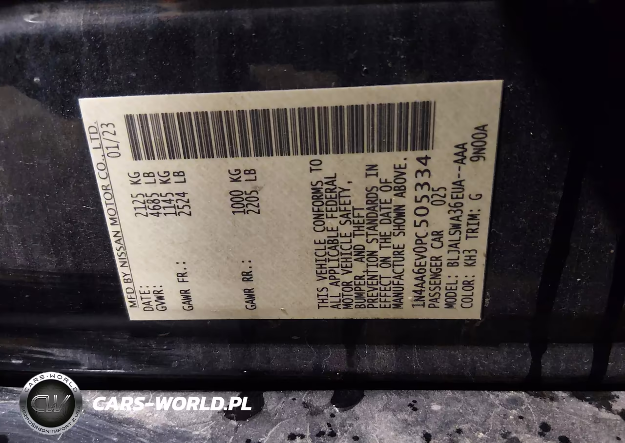 2023 Nissan Maxima Sr Xtronic Cvt VIN:1N4AA6EV0PC505334 - 9