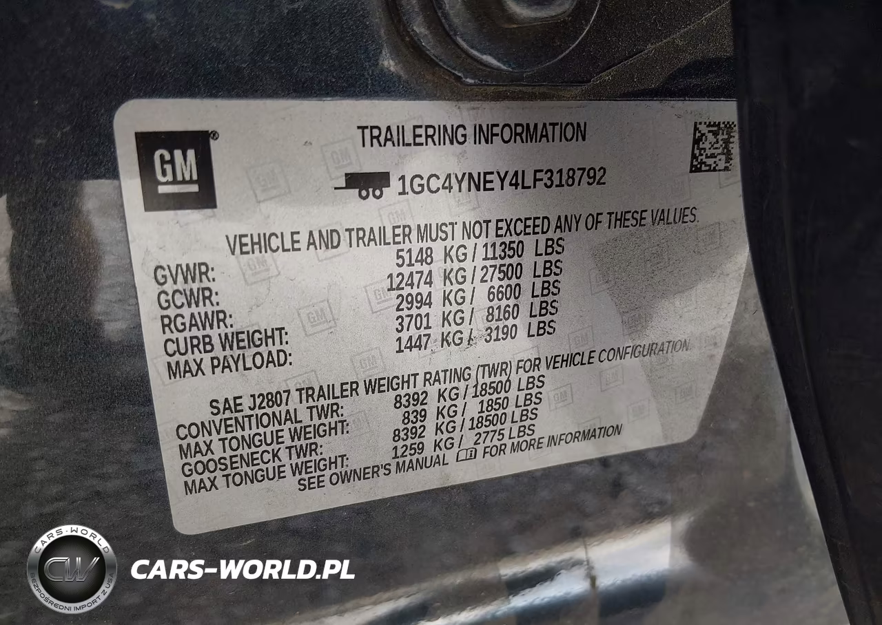 2020 Chevrolet Silverado 2500Hd 4Wd Standard Bed Lt VIN:1GC4YNEY4LF318792 - 8