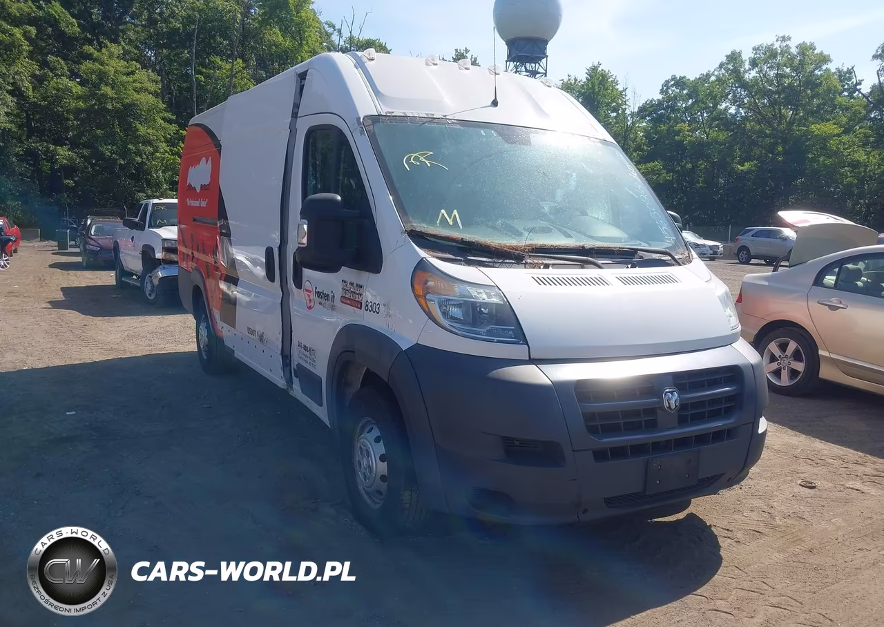 2017 Ram Promaster 3500 Cargo Van High Roof 159 Wb Ext – zdjęcie 1 z 16
