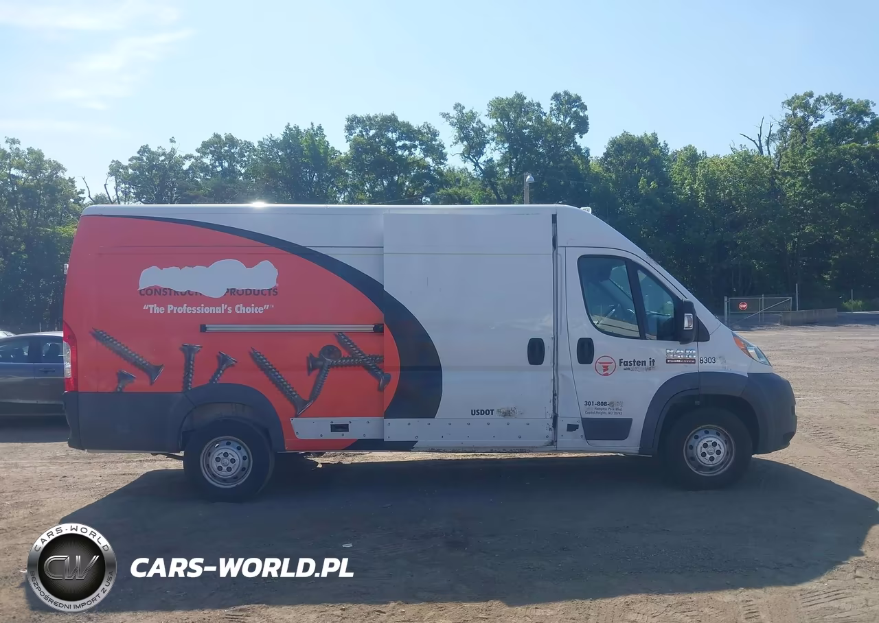 2017 Ram Promaster 3500 Cargo Van High Roof 159 Wb Ext VIN:3C6URVJG7HE528158 - 13