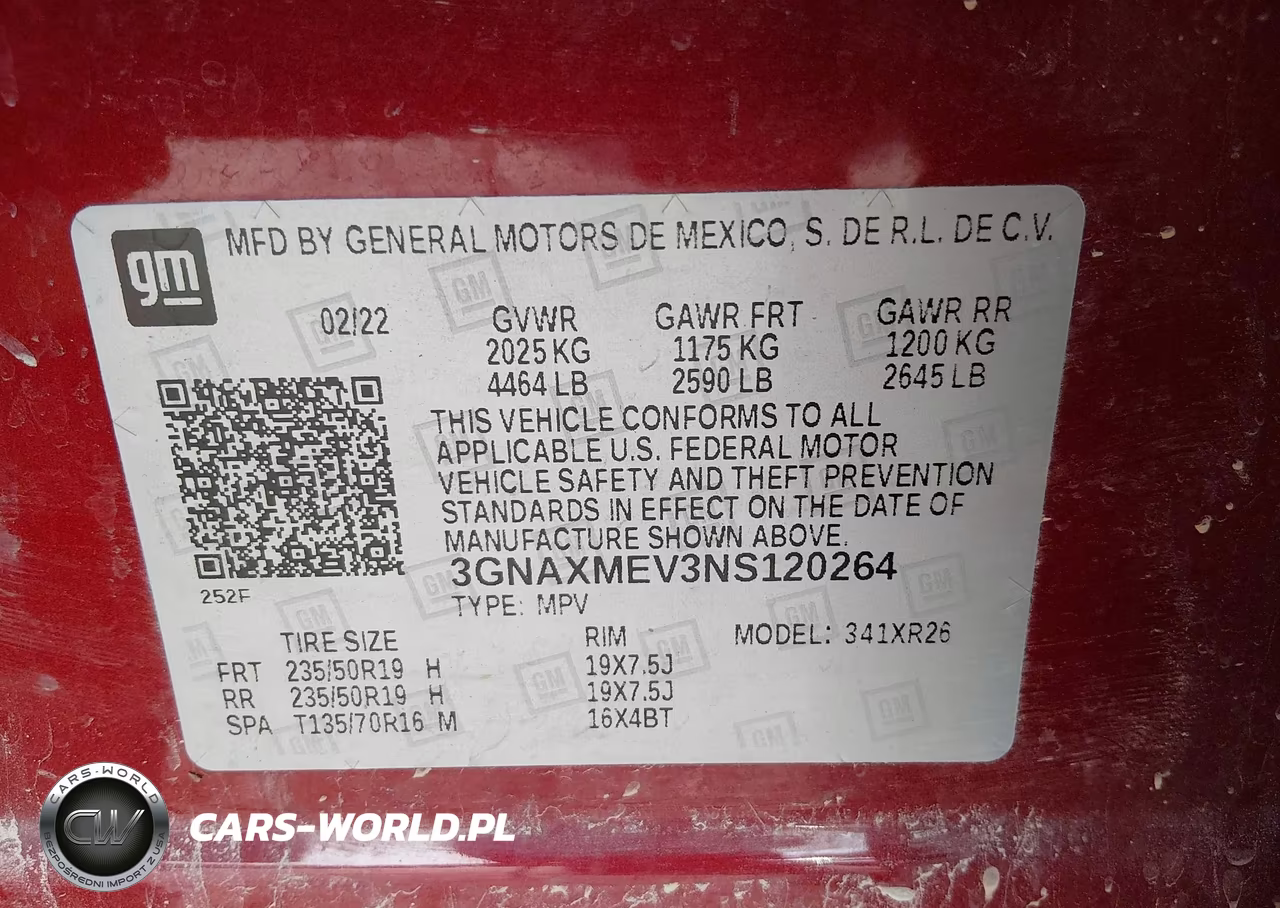 2022 Chevrolet Equinox Fwd Rs VIN:3GNAXMEV3NS120264 - 9